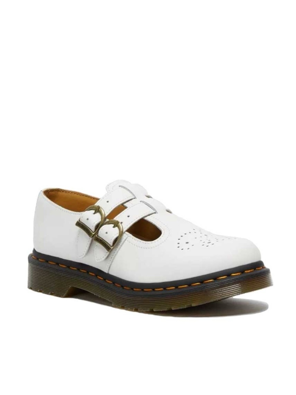 Dr. Marten 8065 White Mary Jane Shoe